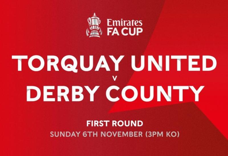 Tickets going on sale for FA Cup clash with Derby