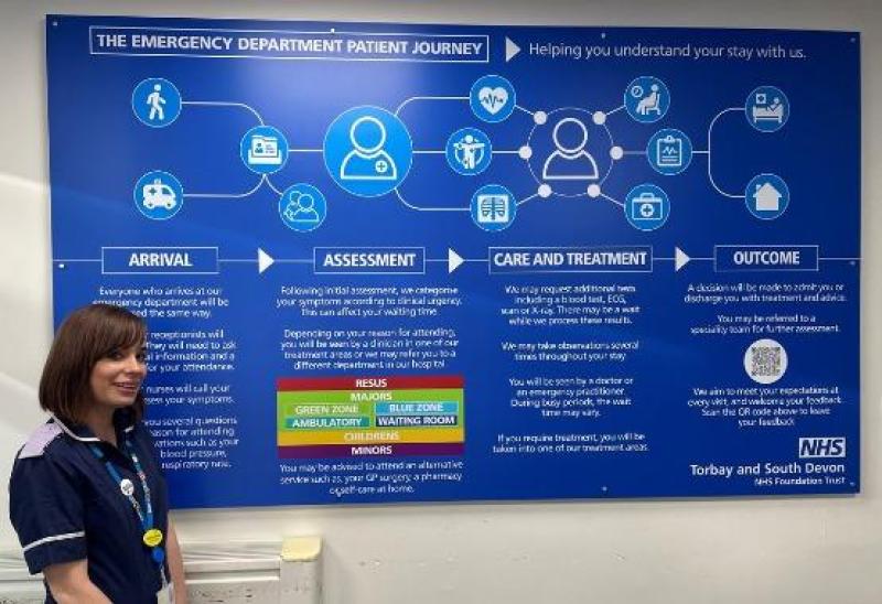 Hospital patients and staff praise new waiting times information maps