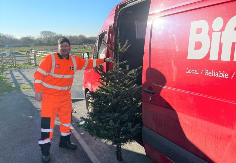 Christmas tree recycling in aid of children's hospice Torbay Today
