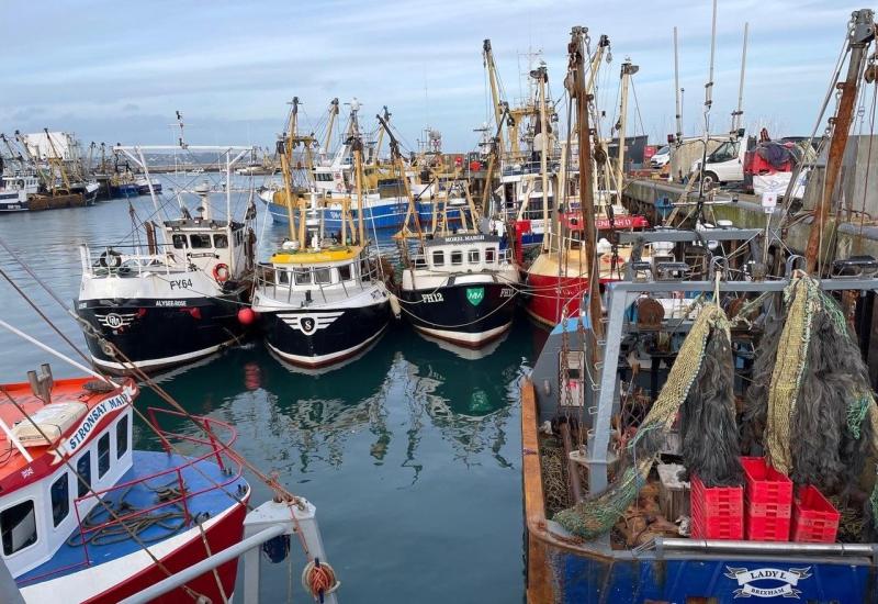 Pictures: Fishing fleet in Brixham harbour ahead of bad weather