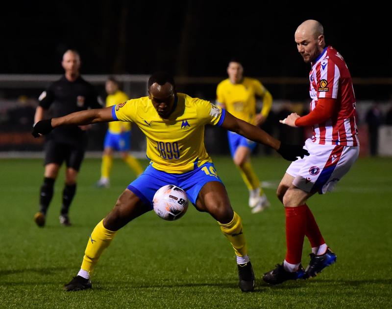 Gary Johnson 'delighted' with loan striker despite early exit