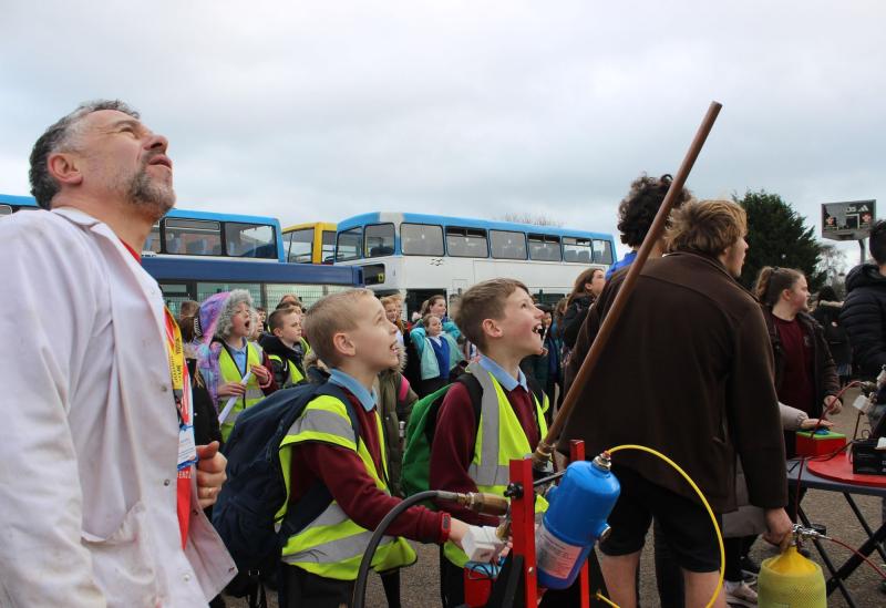 Brixham College holds science spectacular for hundreds of Torbay school children