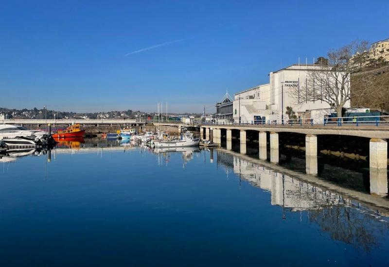 Picture special: Blue skies over Torquay harbour