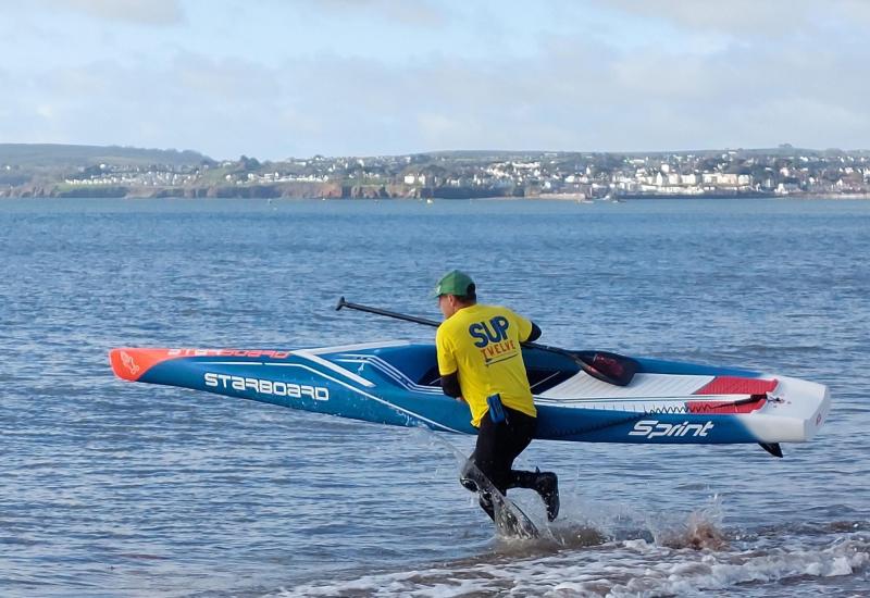 Bay hosts first paddleboard endurance challenge