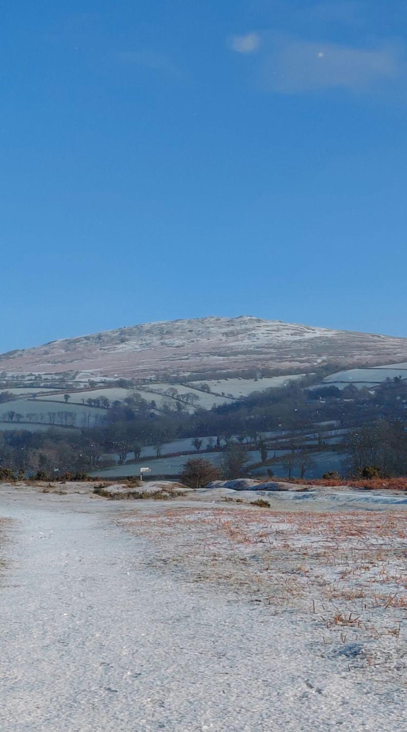Snow dusted tor (Image- Janette Lown)