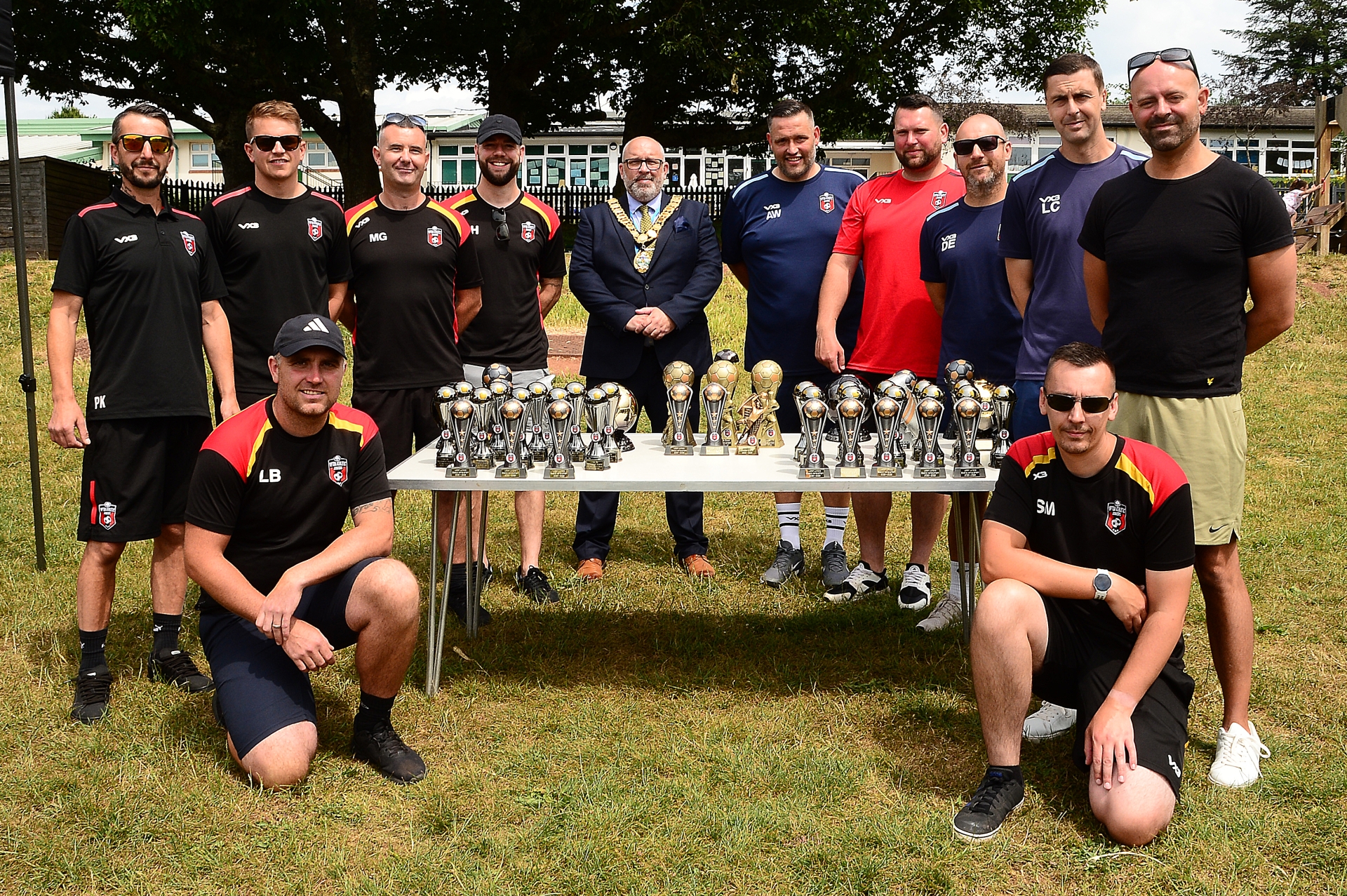 Upton Athletic FC juniors' presentation day 2023