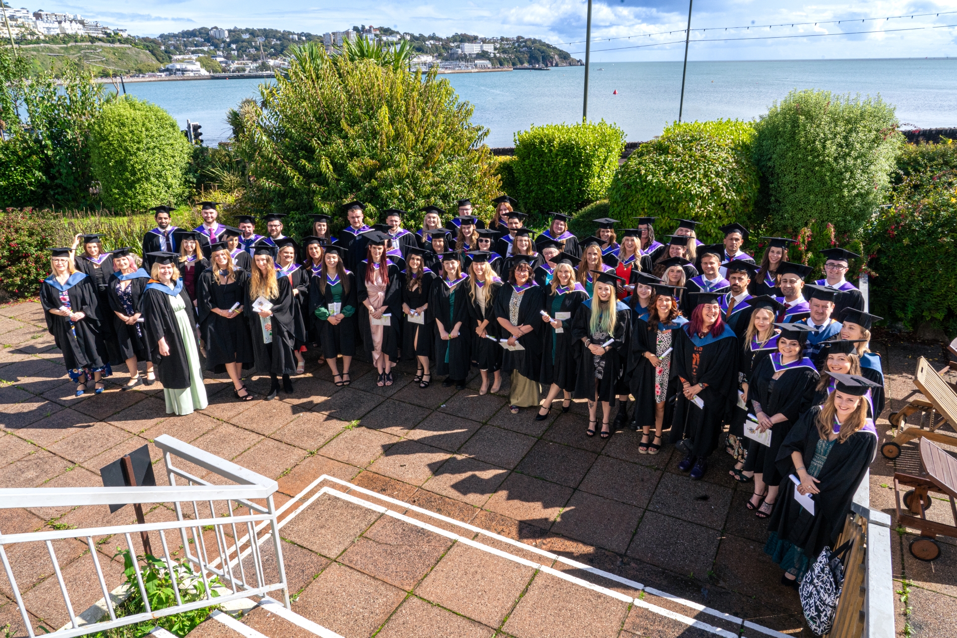 Photo call for the graduates