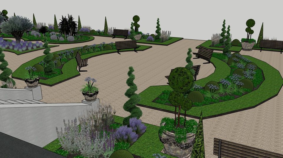How the new Italian Gardens will look when finished in 2024 (Torbay Council)