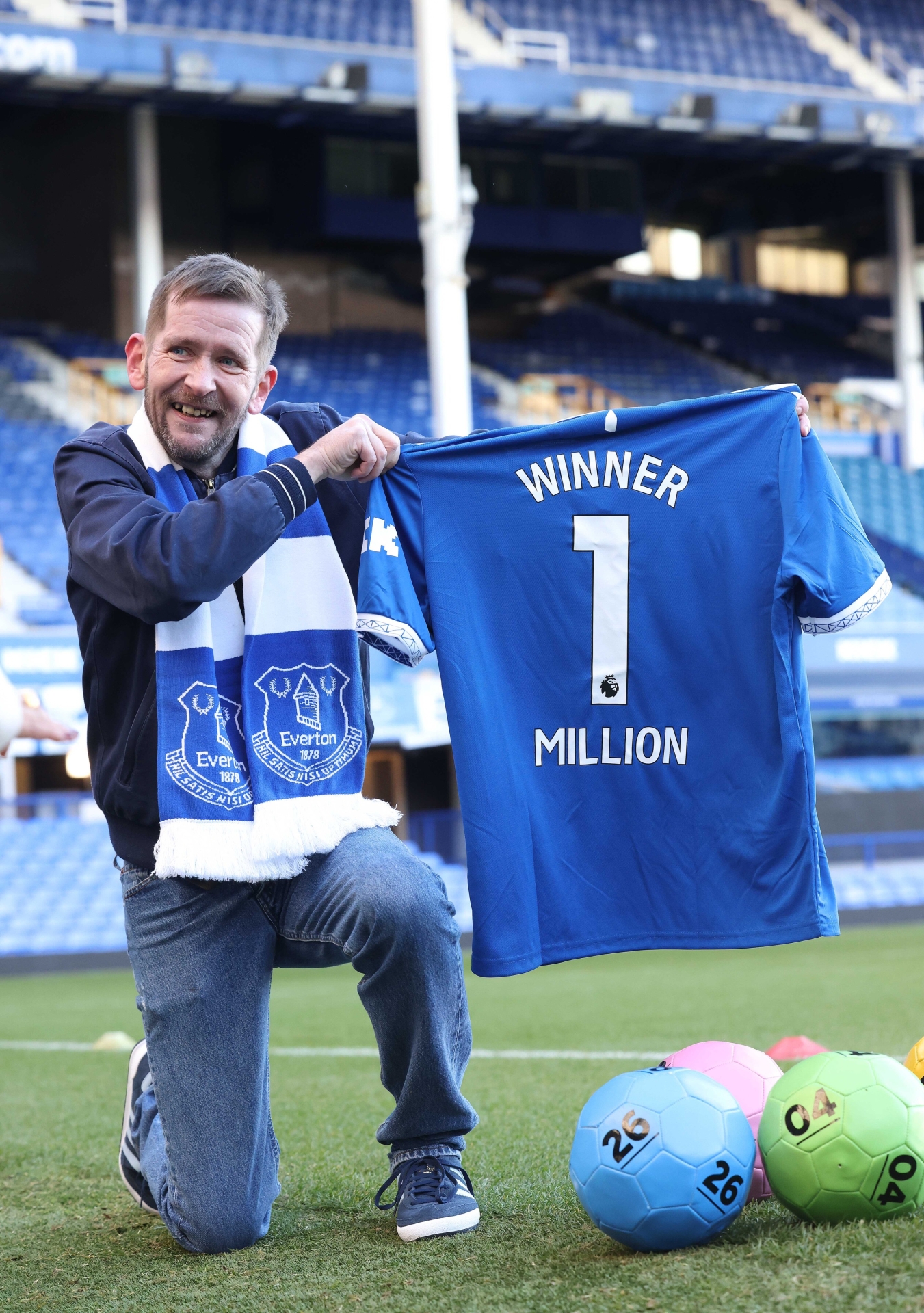 Mal Duggan - number one million Everton fan