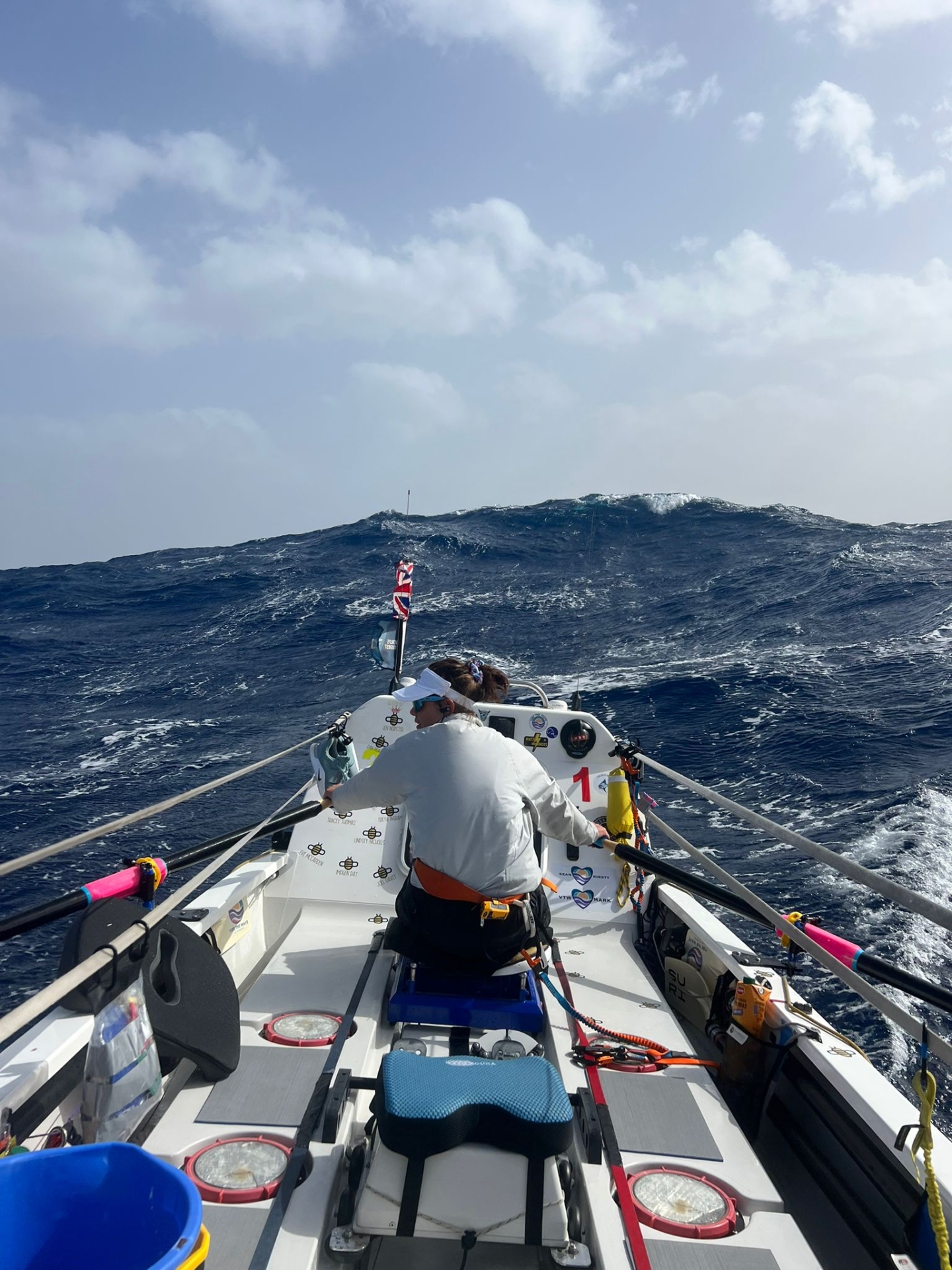 The giant wave challenge ahead Pic World's Toughest Row 