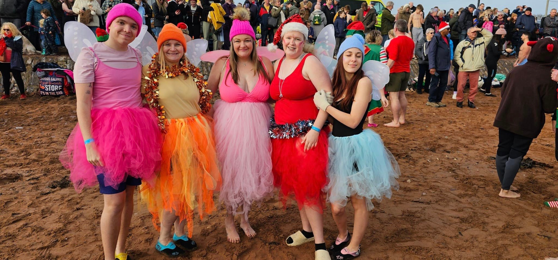 Fairy fun at the Boxing Day Walk Into the Sea