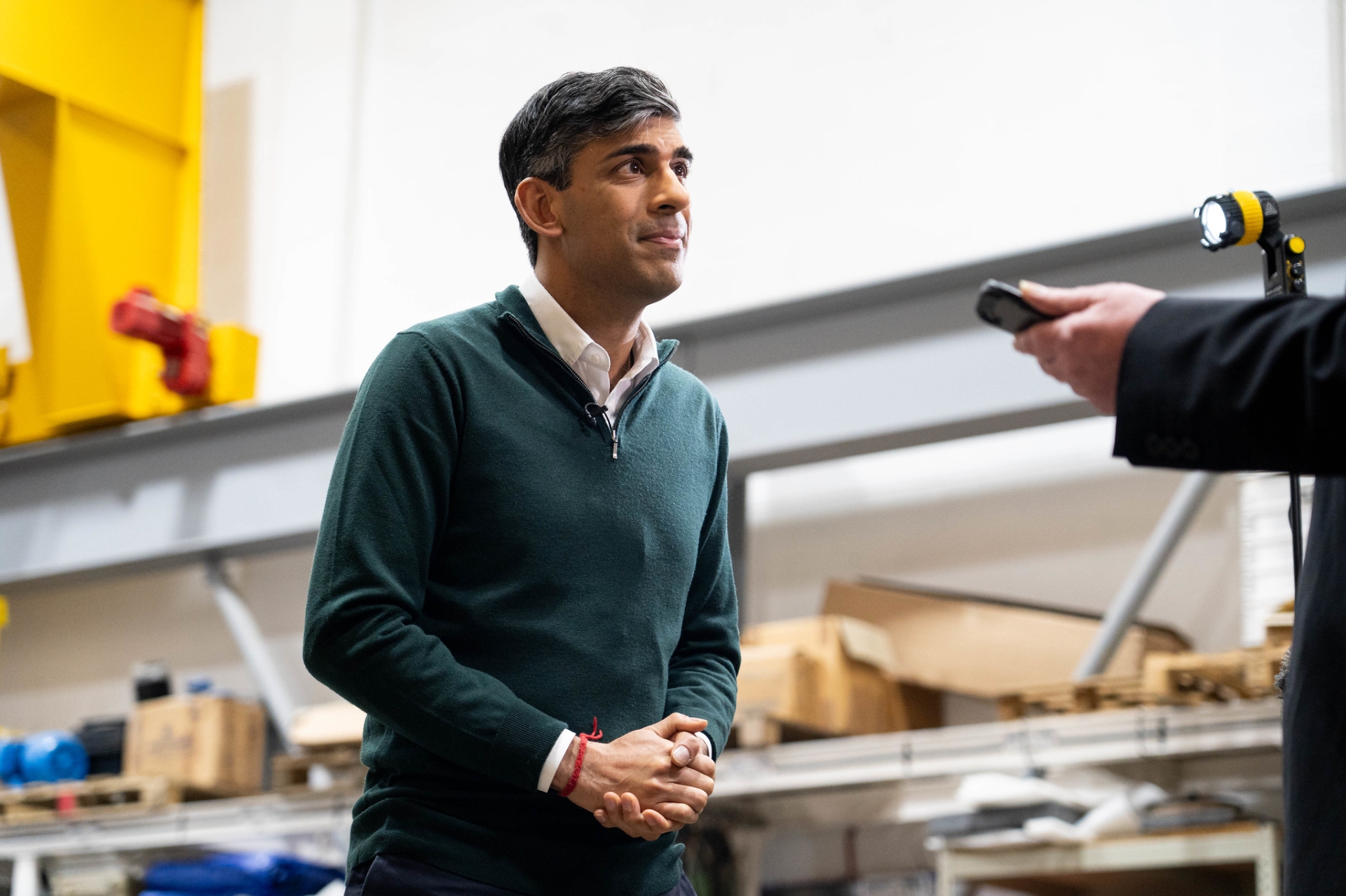 Prime Minister Rishi Sunak visiting M-Subs in Plymouth (Picture courtesy The Conservative Party)