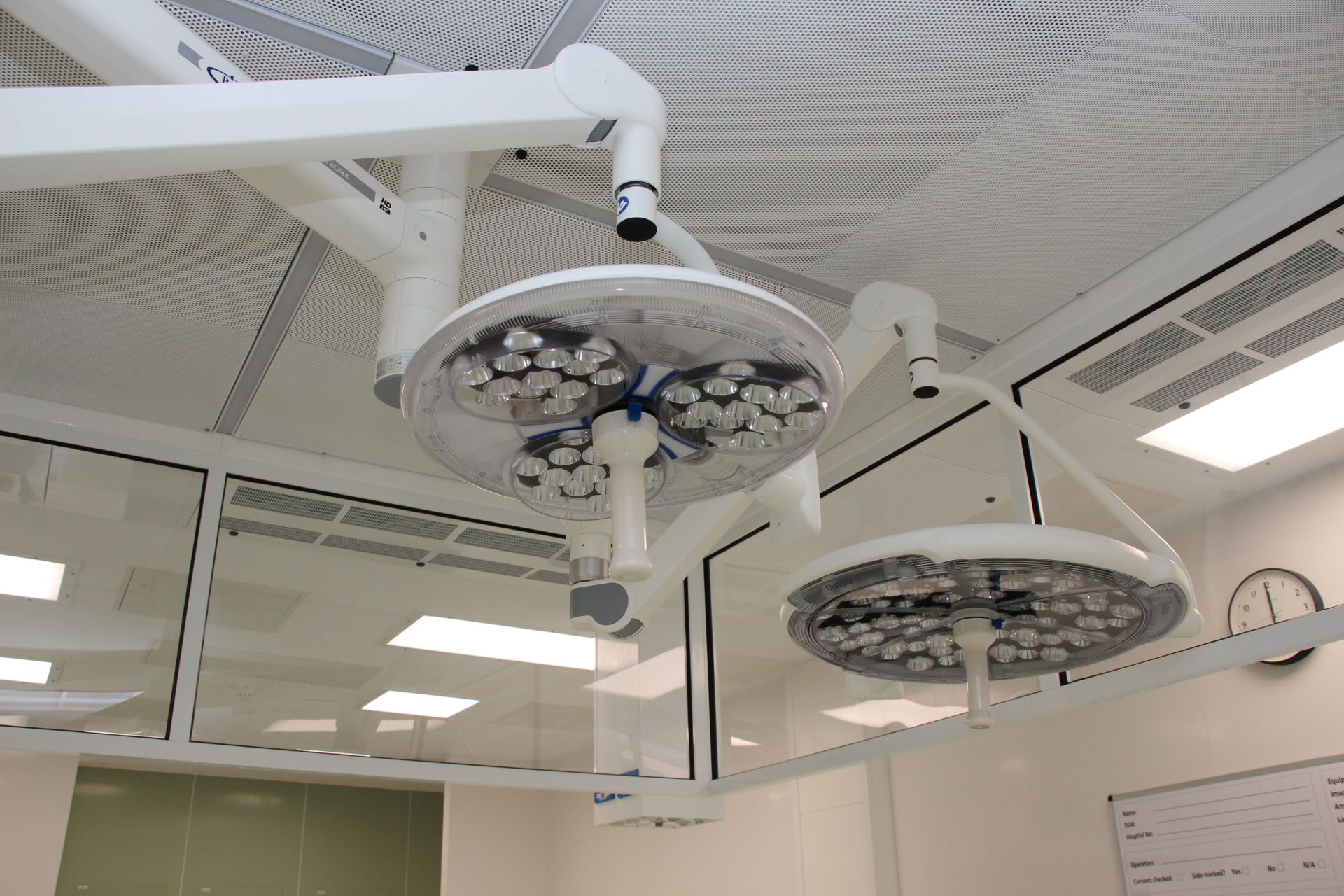 Inside one of the new theatres at Torbay Hospital