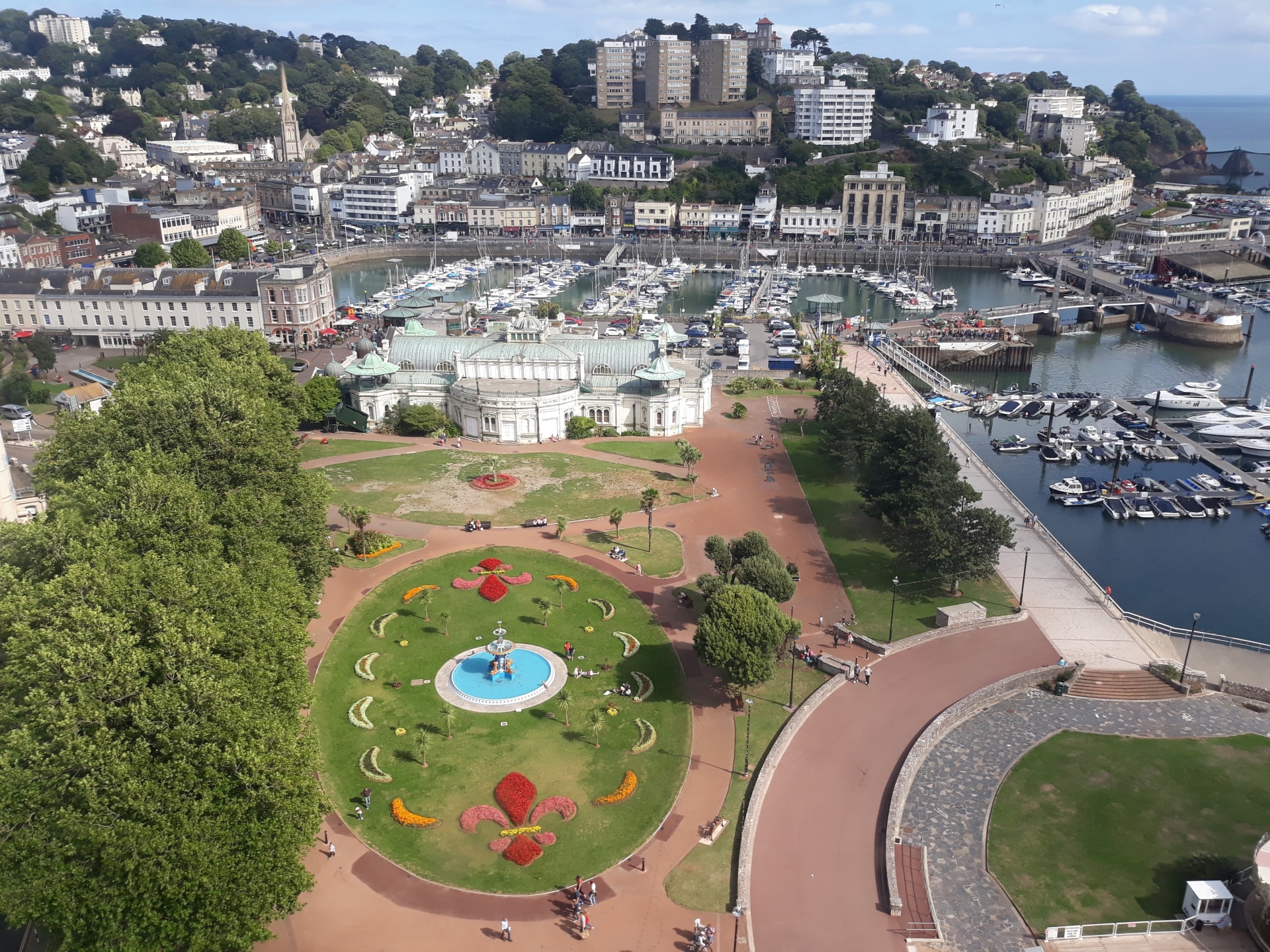 View from the Torquay Big Wheel. Pic LDRS