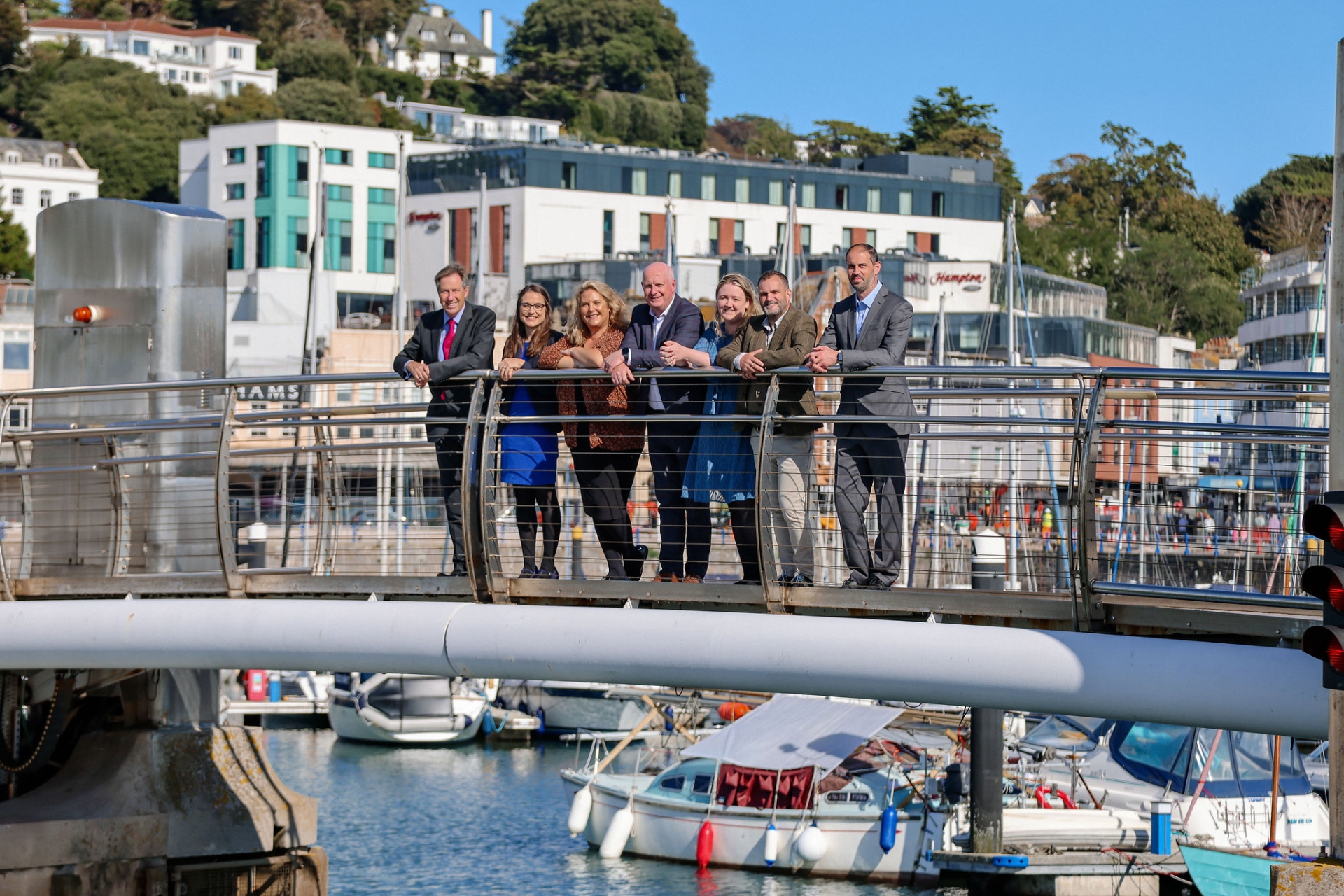Clive Meredith, Wollens Practice Director, Victoria Harle, Catherine Pinnegar, Steve Waters, Danielle Julyan, Tom Calder and  chief executive Chris Hart