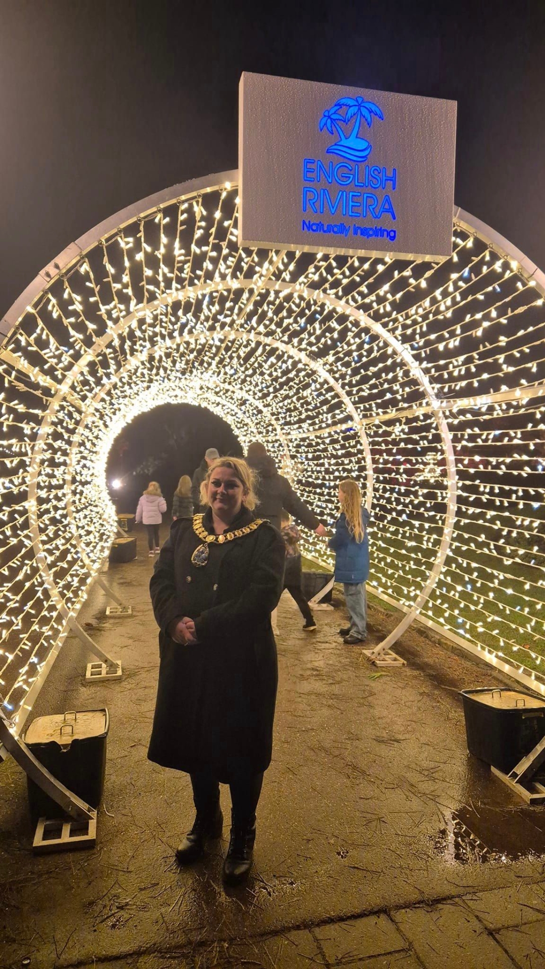 Mayor Hannah Stevens and the Bay of Lights