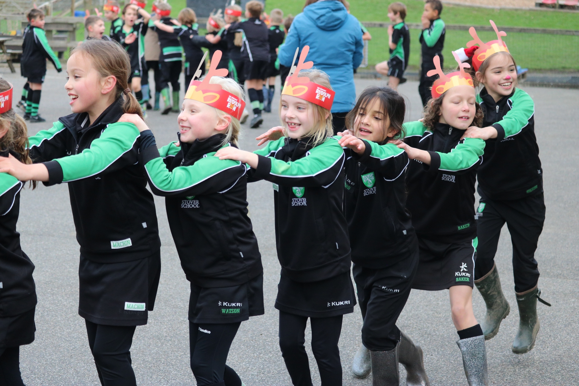 Stover Preparatory School's Rudolph Run dance
