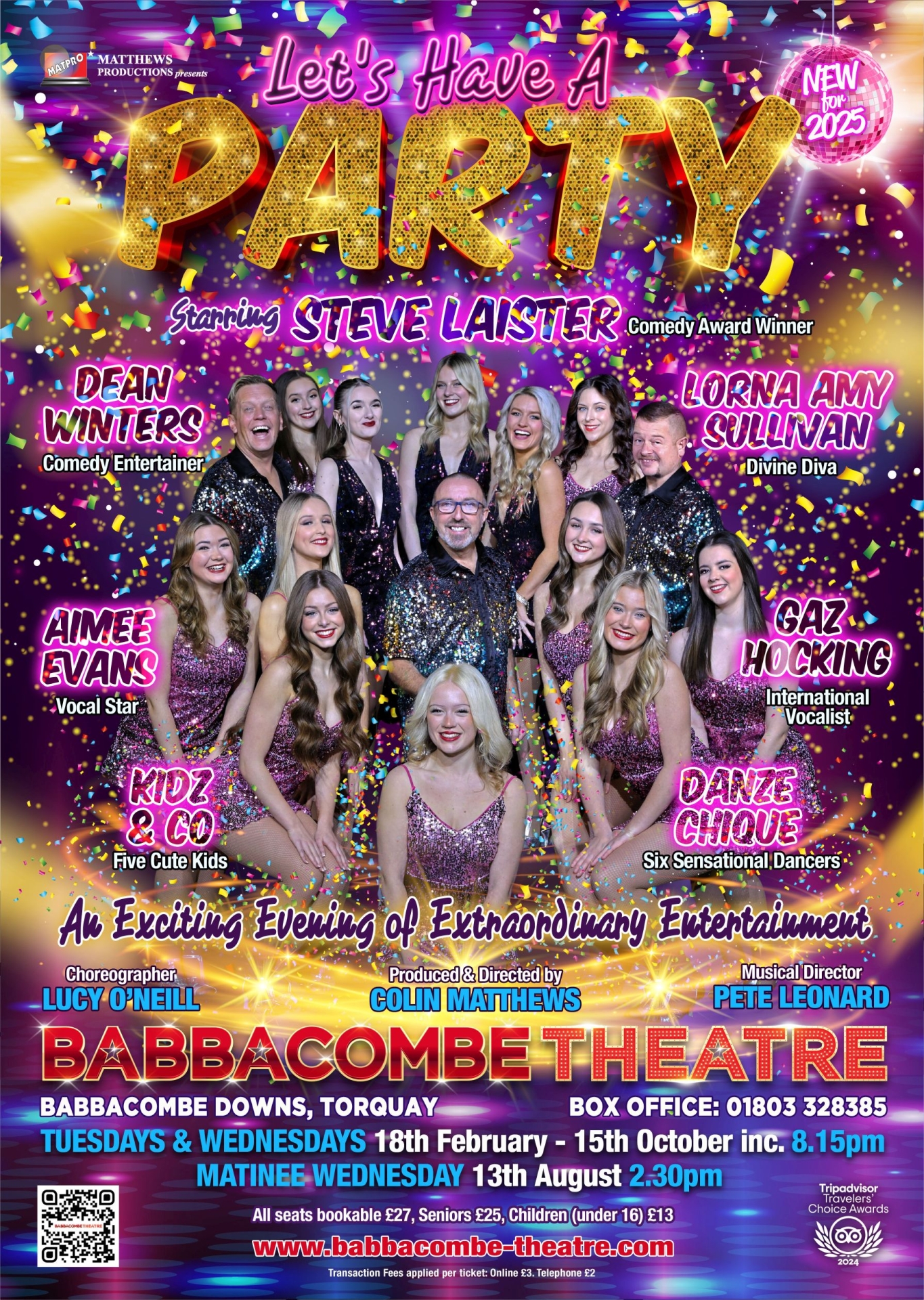 Babbacombe Theatre Let's Have a Party cast.png Poster