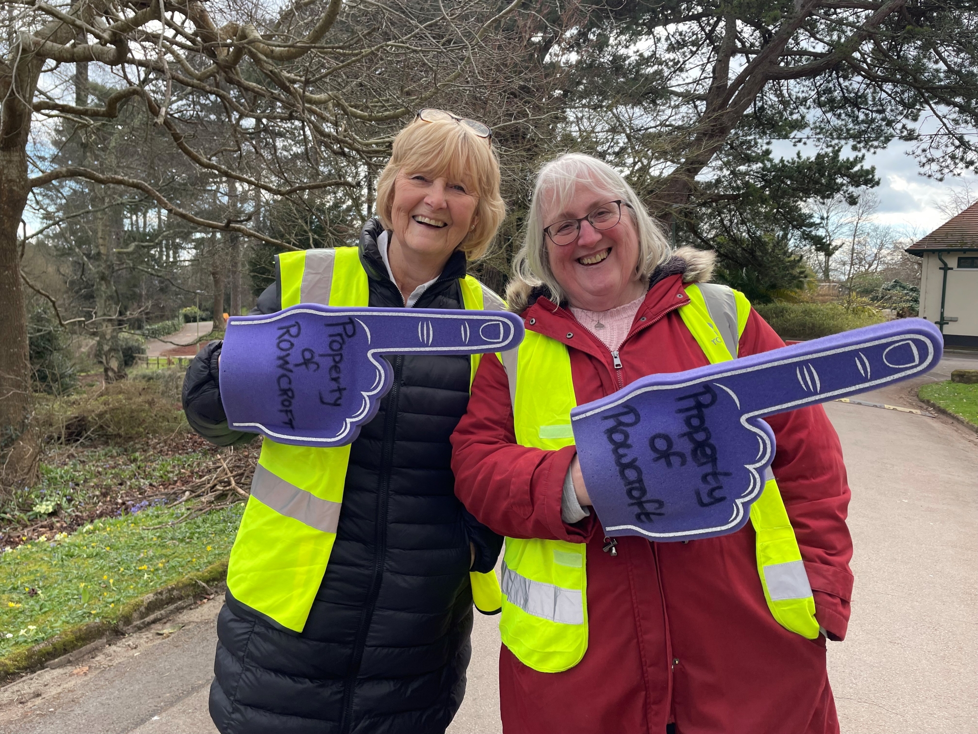 Big Tackle Event volunteers Jan Drayton (left) and Ellan Corner