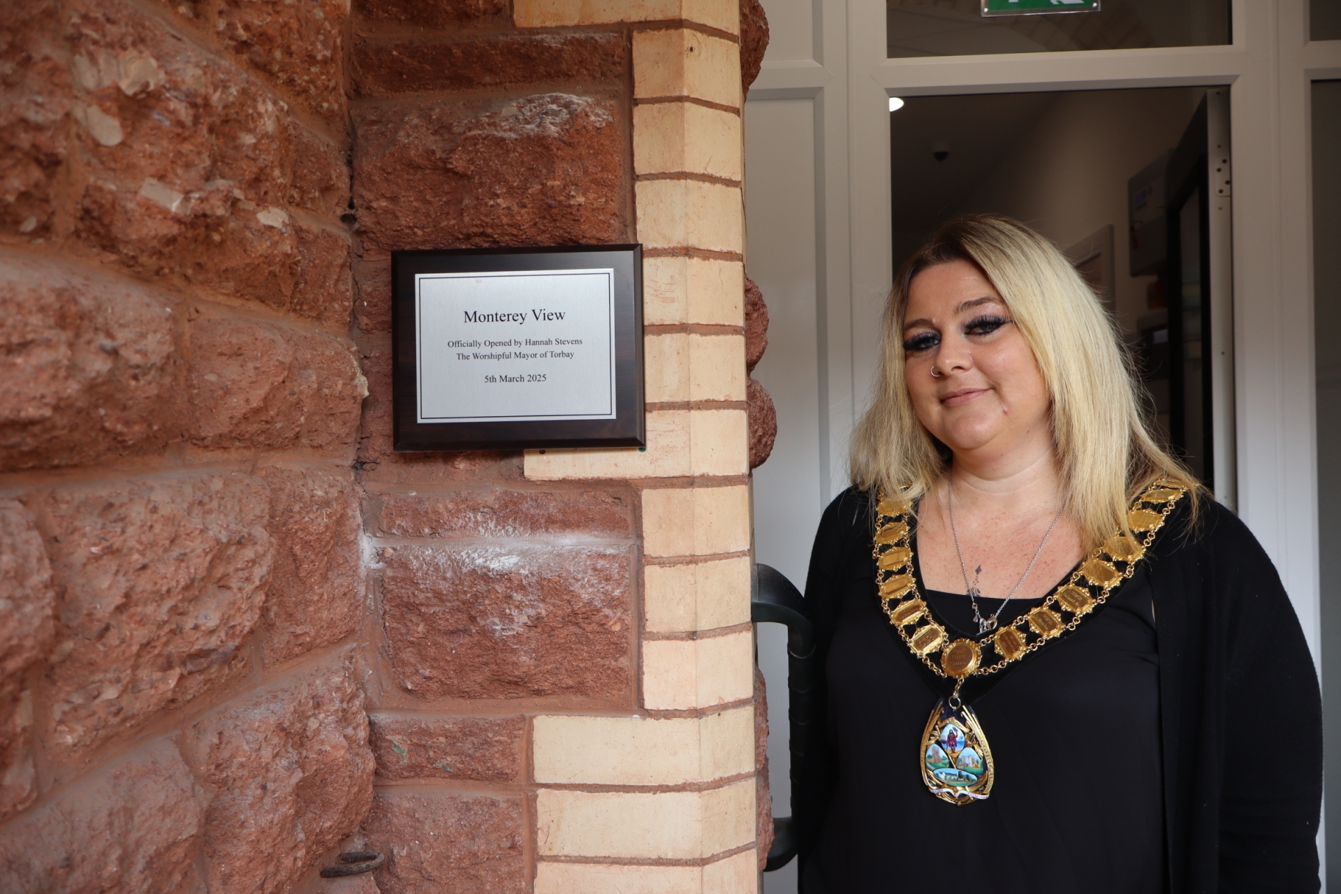 Mayor Hannah Stevens and the Monterey View opening