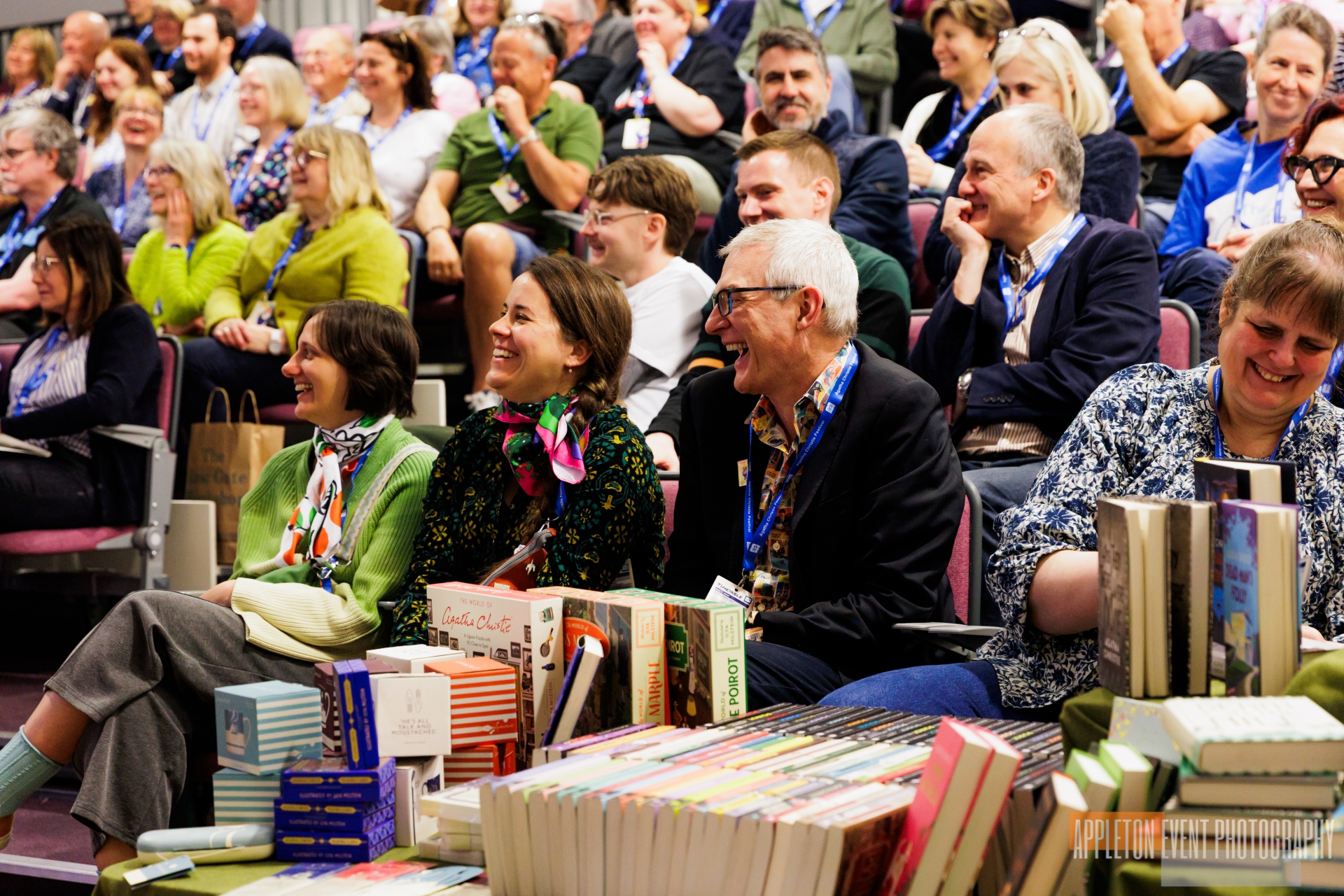 TV presenter Jeremy Vine enjoying the Agatha Christie mini-festival. Pic Appleton Avent Photography