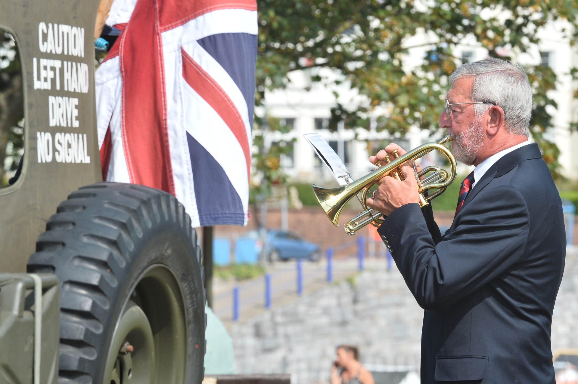 Corbyn Head Home Guard memorial Last post
