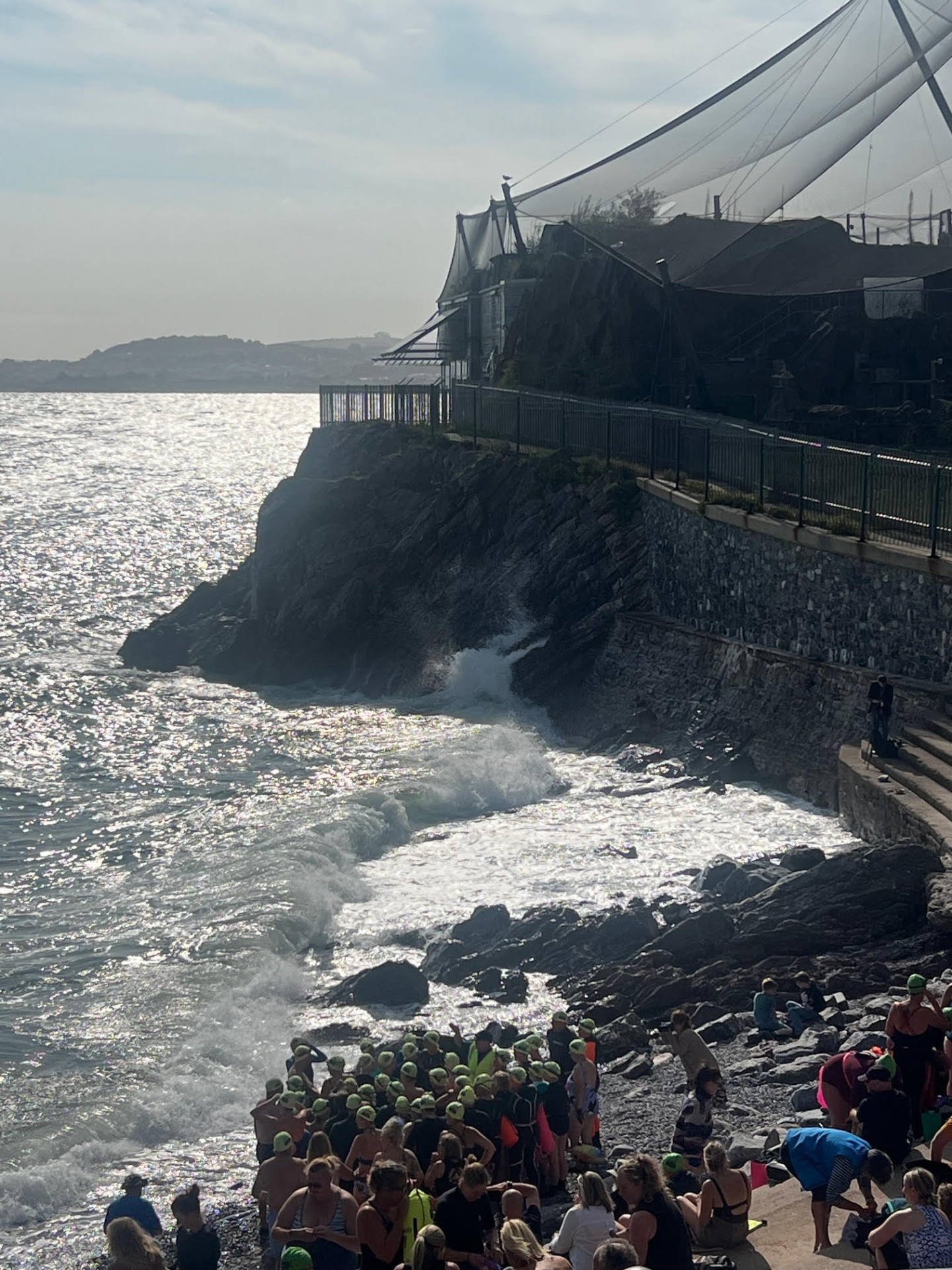 Agatha Christie Sea Swim the choppy waves await