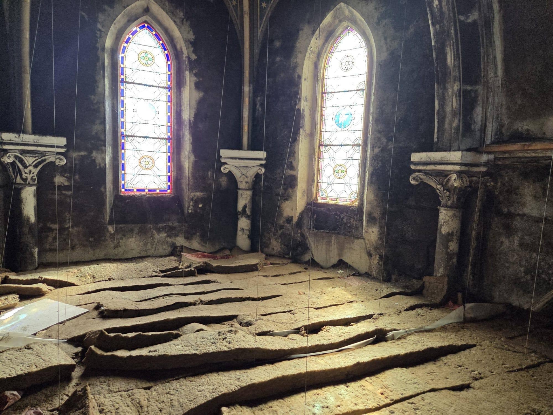 Another look Inside the old monastery at Paignton Pic Mike Morrison Paignton Community Steam