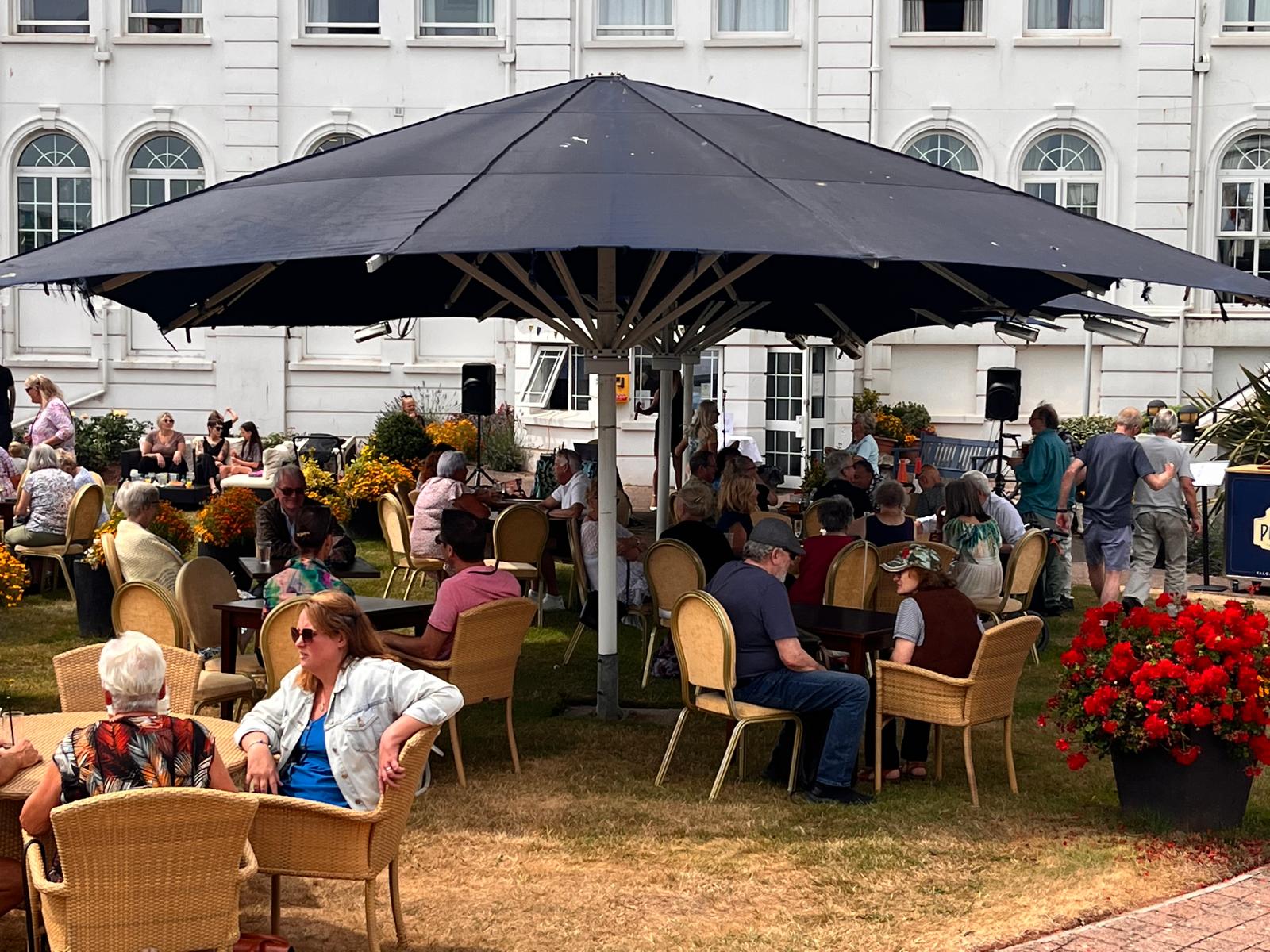 Palace Hotel 100 party in the sun