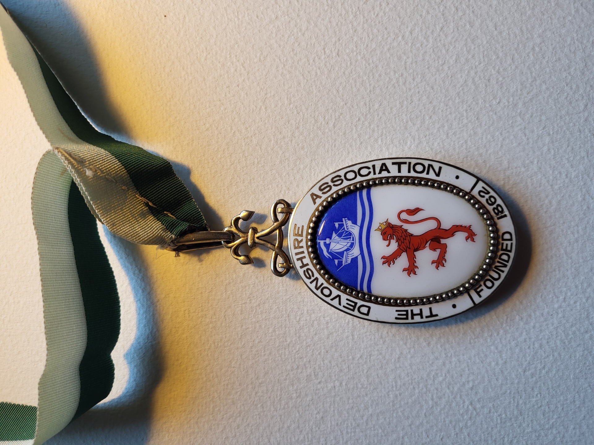 The Devonshire Association's president's silver and enamel Jewel