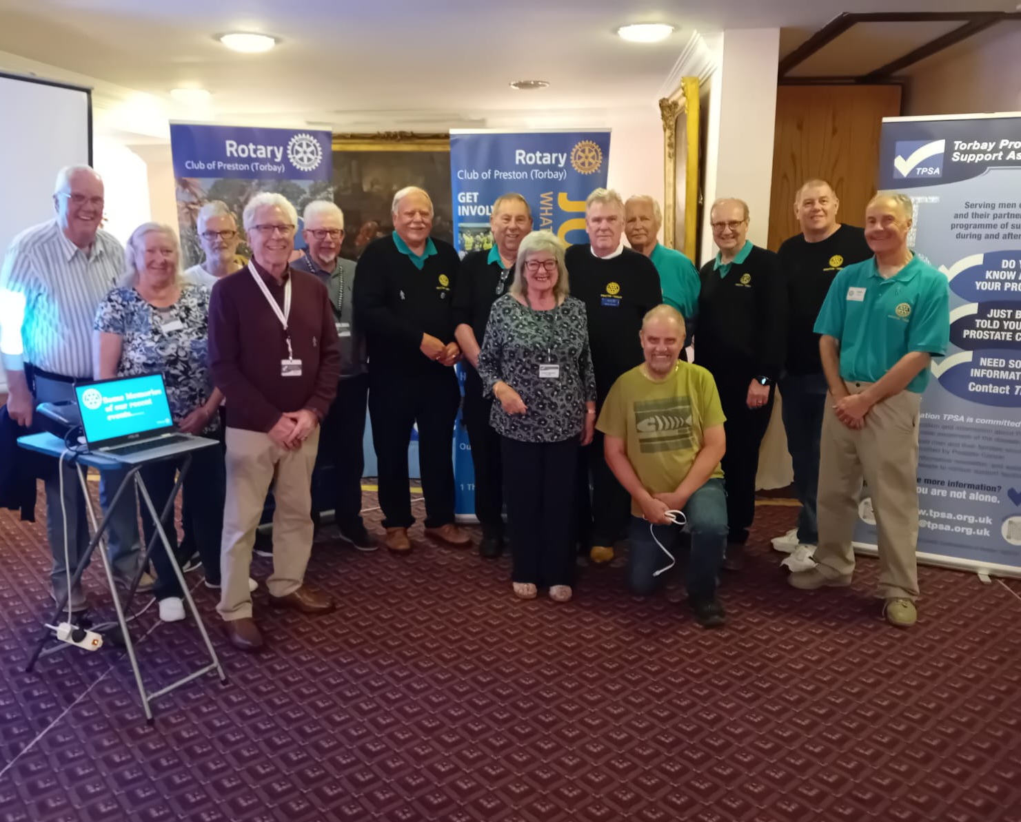 Torbay Prostate Cancer Association volunteers