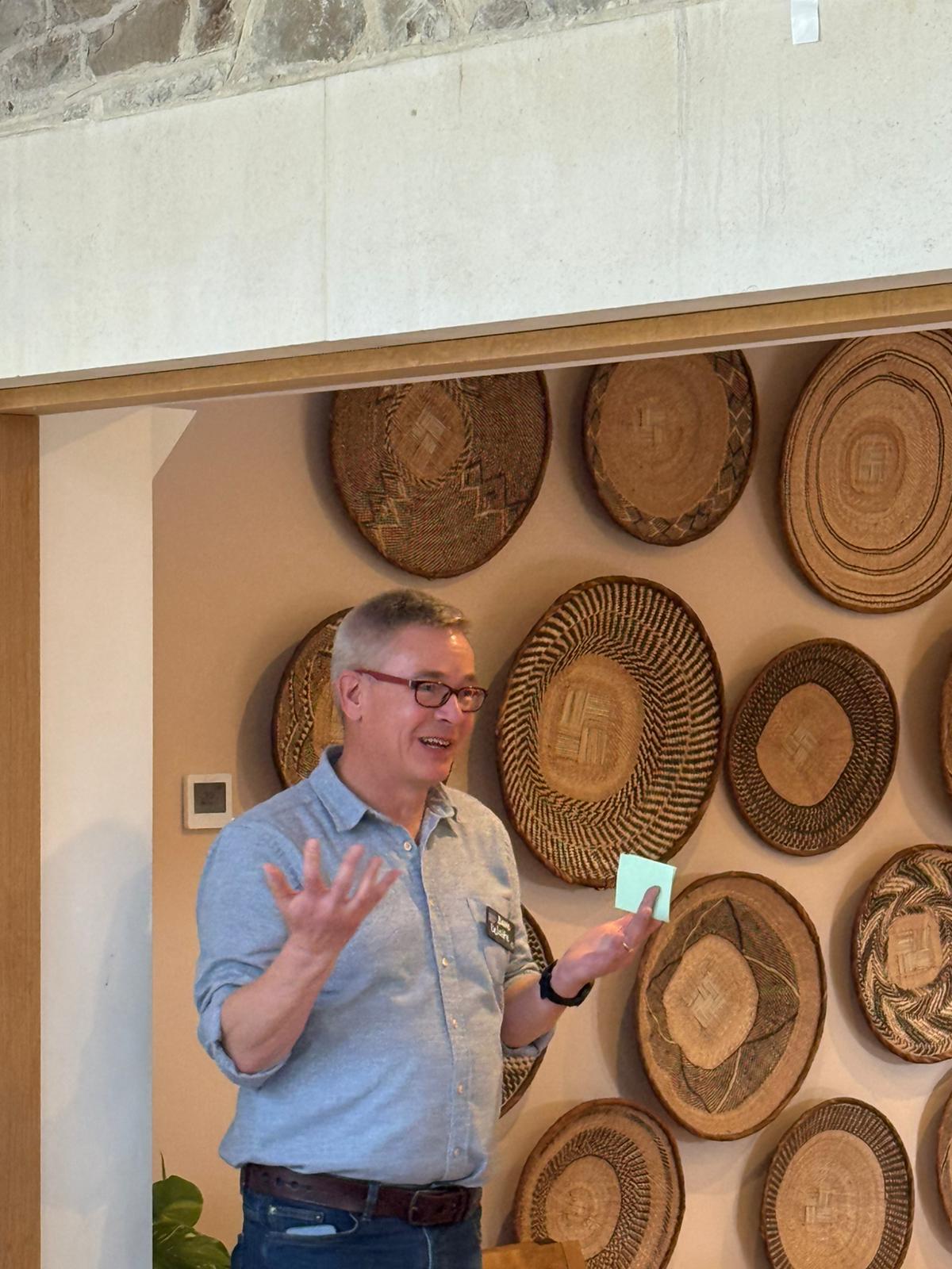 Dave Tansley (Practice Senior Partner South West & Wales at Deloitte) welcoming guests at the TSW Climate Tech Summit