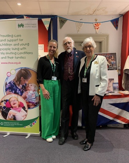 Lionel Digby - Daniela Hopkins, Brenda Hooton from Children's Hospice SW and Lionel