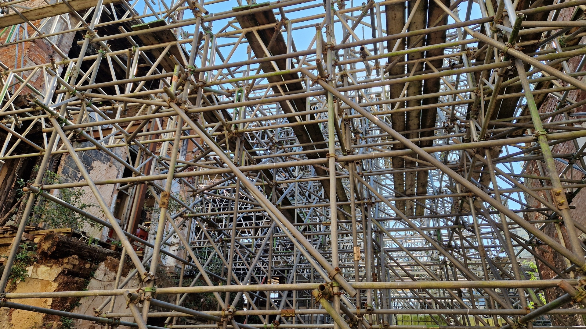 Clarence - inside the devastated Clarence building