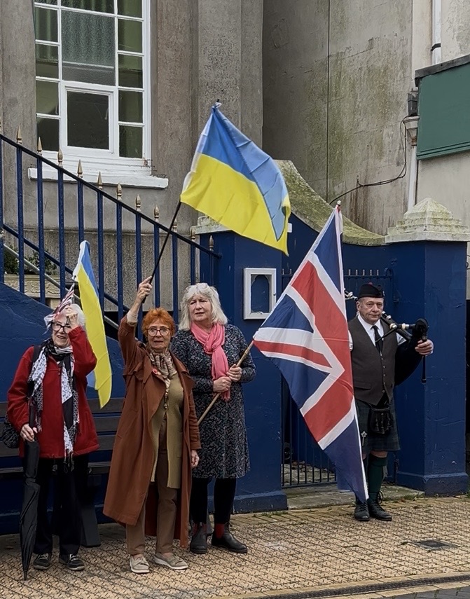 Brixham Ukraine convoy 8 peg