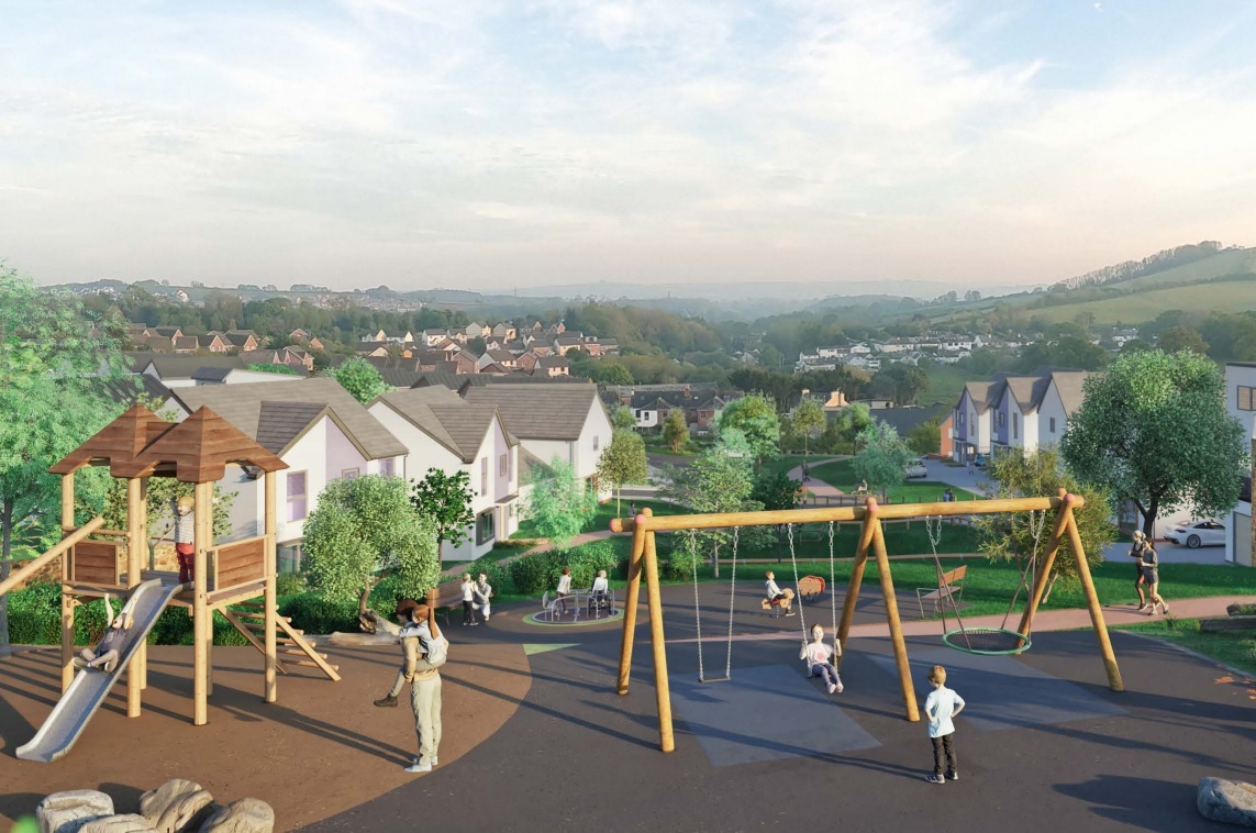 Collaton homes play park area Pic 