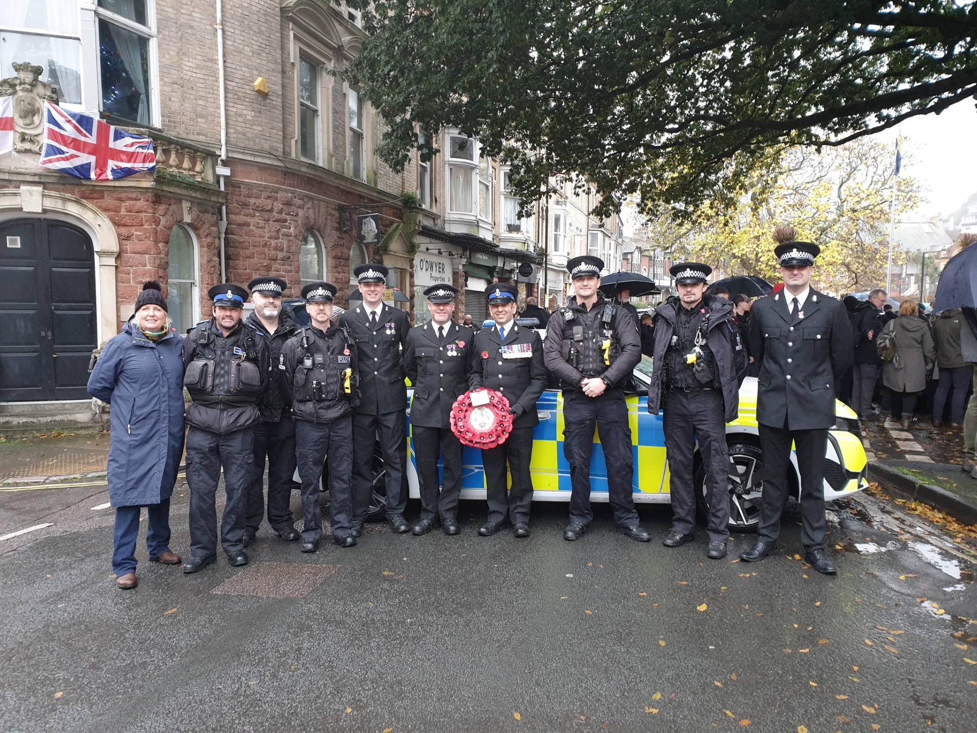Remembrance Paignton police