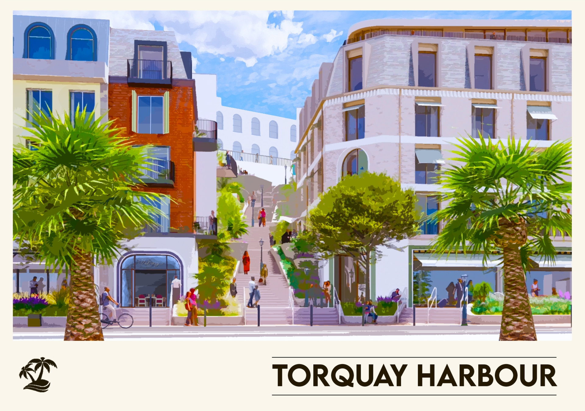 Torquay harbour close up artists impression Pic Torbay Council Willmott Dixon Milligan