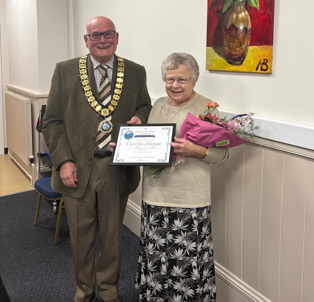 Brixham Civic Awards 2 Carolyn Morgan