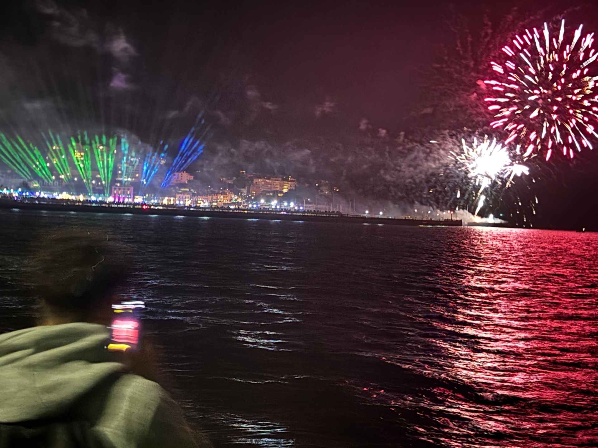 Bay of Lights and fireworks