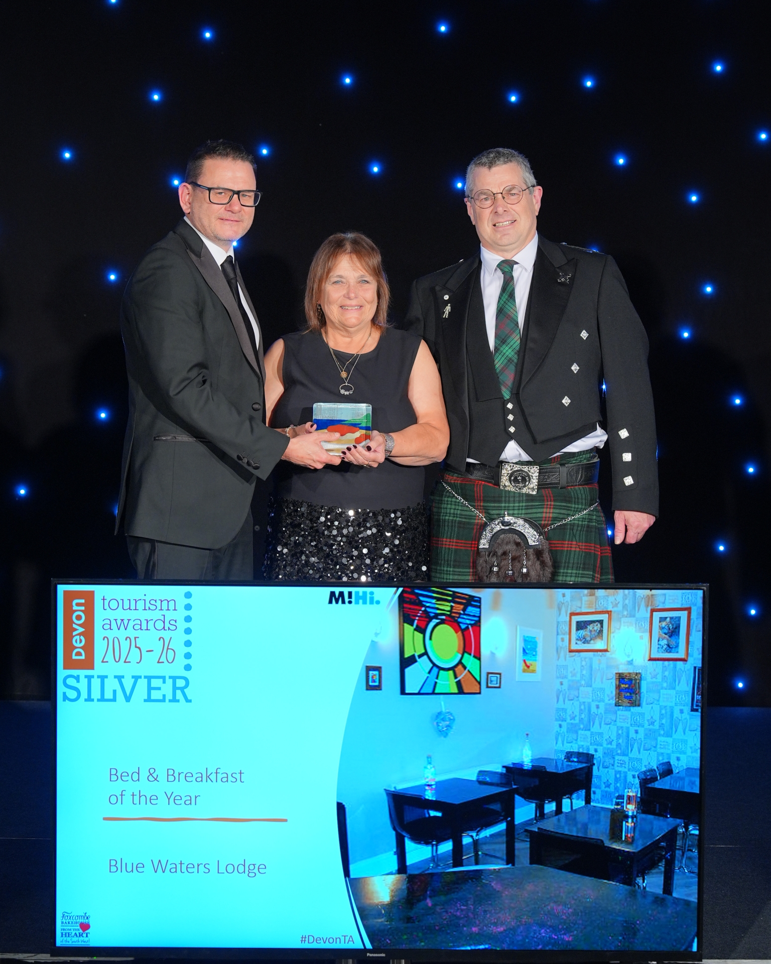 Blue Waters Lodge at Devon Tourism Awards