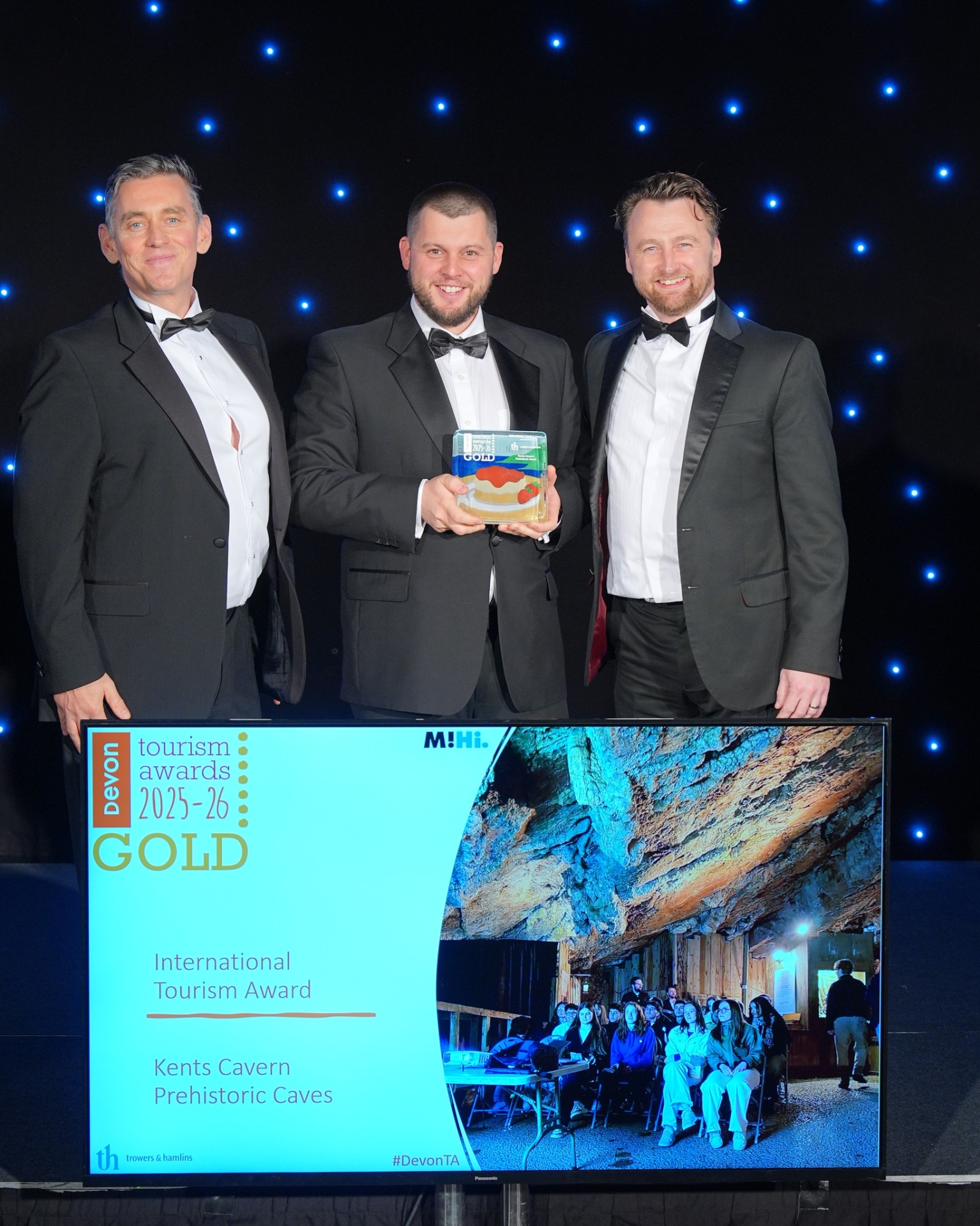 Kents Cavern double Gold at the Devon Tourism awards