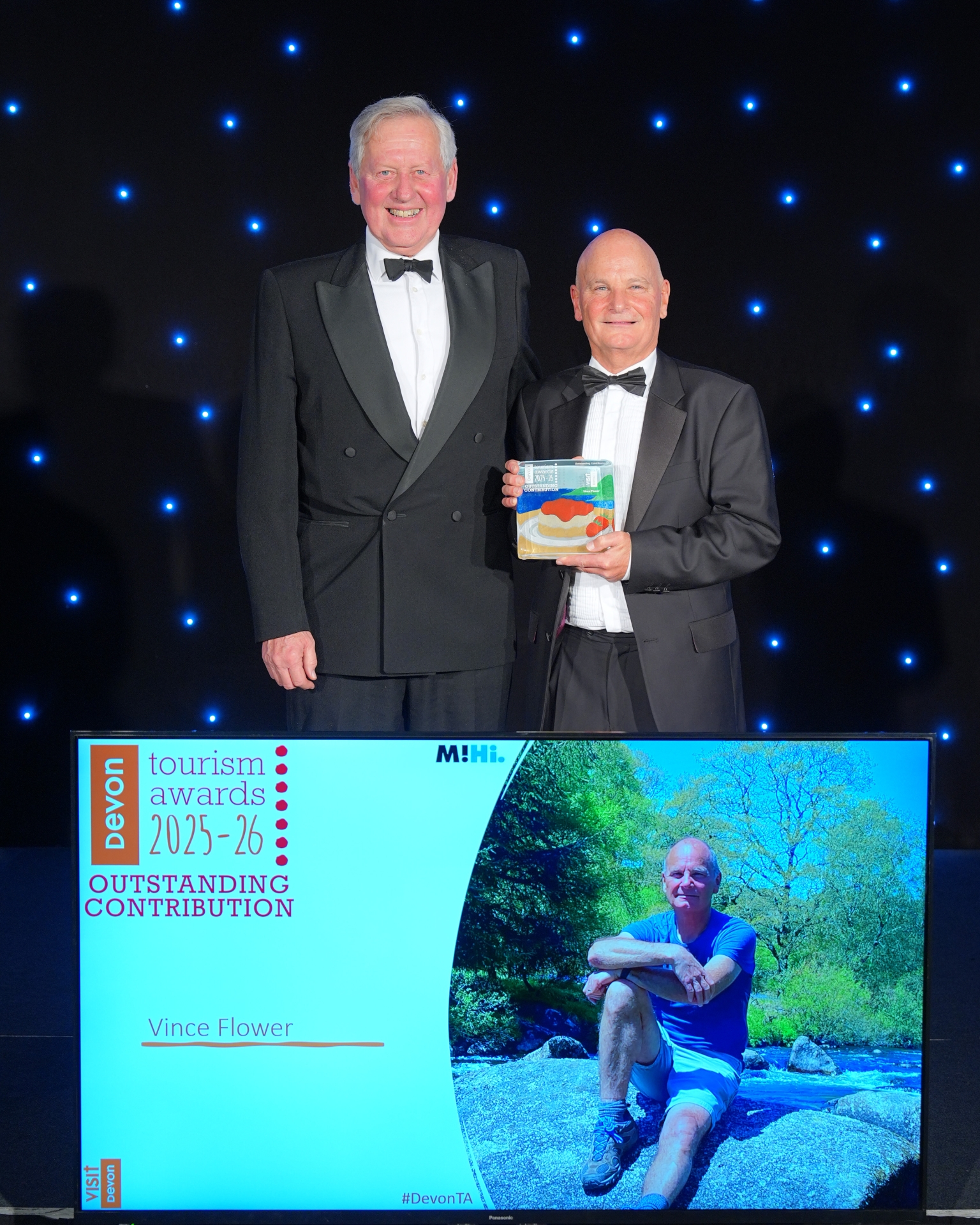 Vince Flower at the Devon Tourism Awards Pic Nick Williams