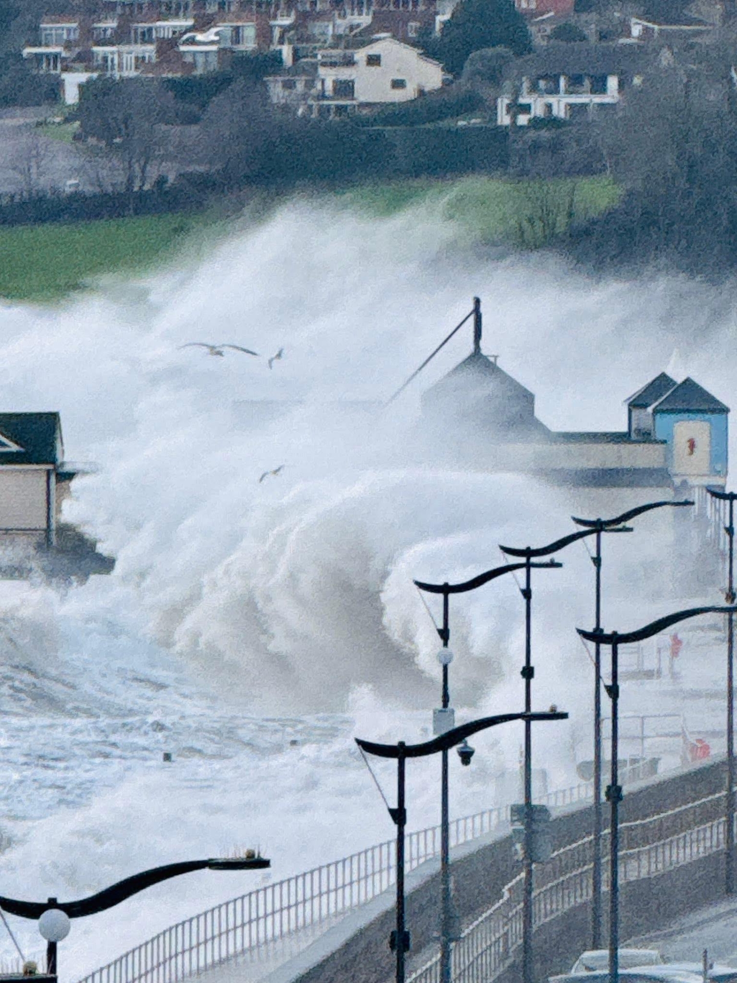 Teignmouth battered by Storm Ingrid Picture Paul Venning Photography