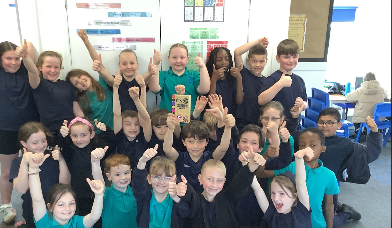 It's a thumbs up from the Lift Barton Hill children