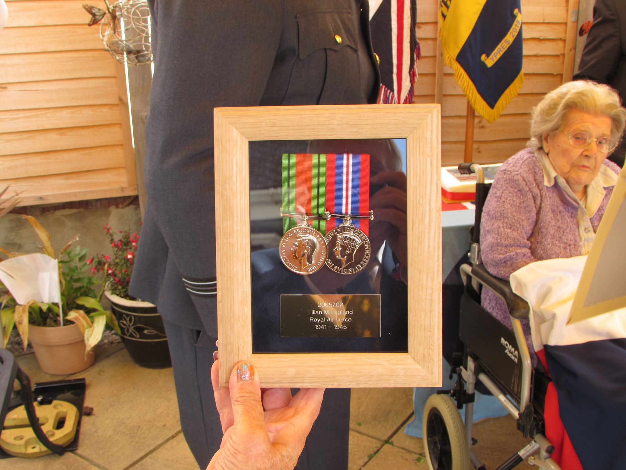 Lilian finally receives her War medals