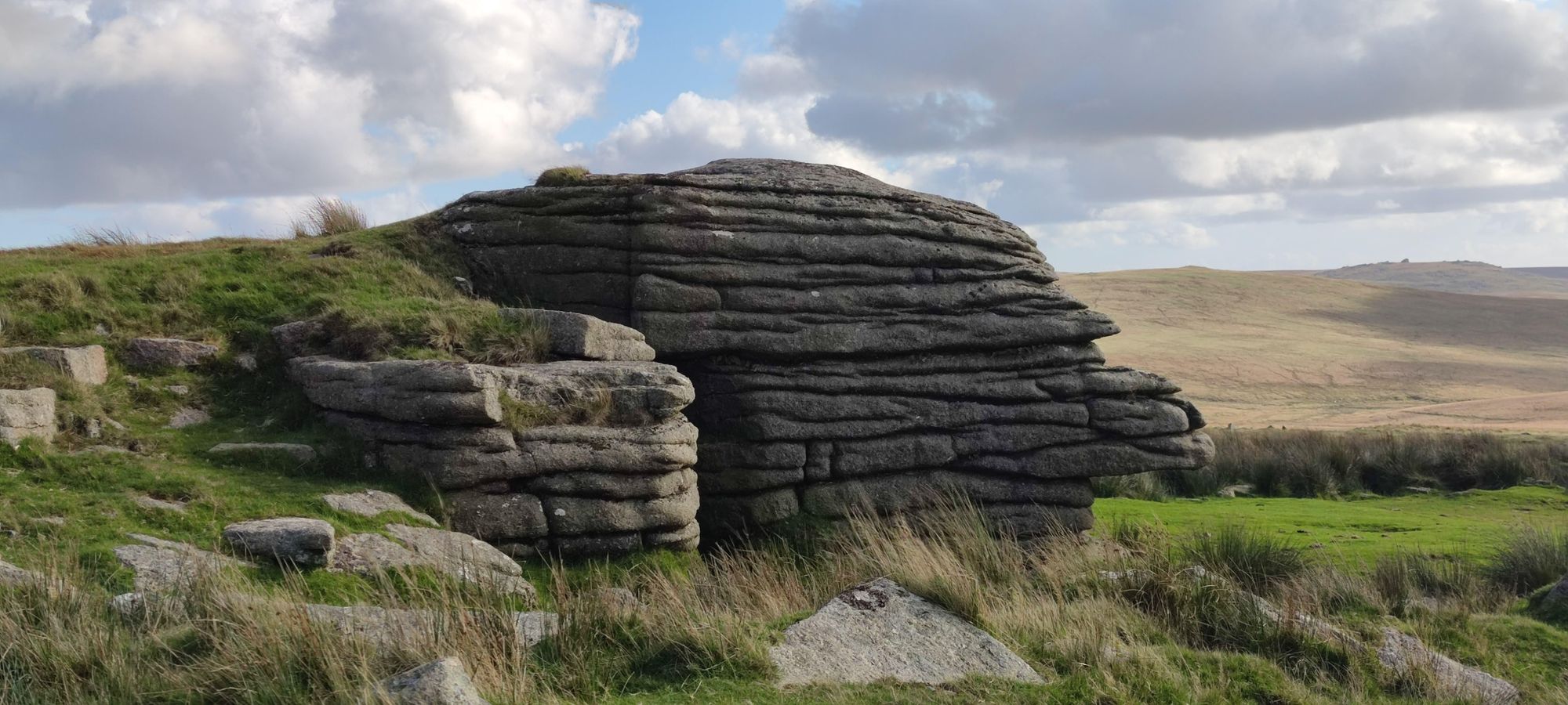 Dinger Tor with its stunning views, home to Giant Blunderbuss