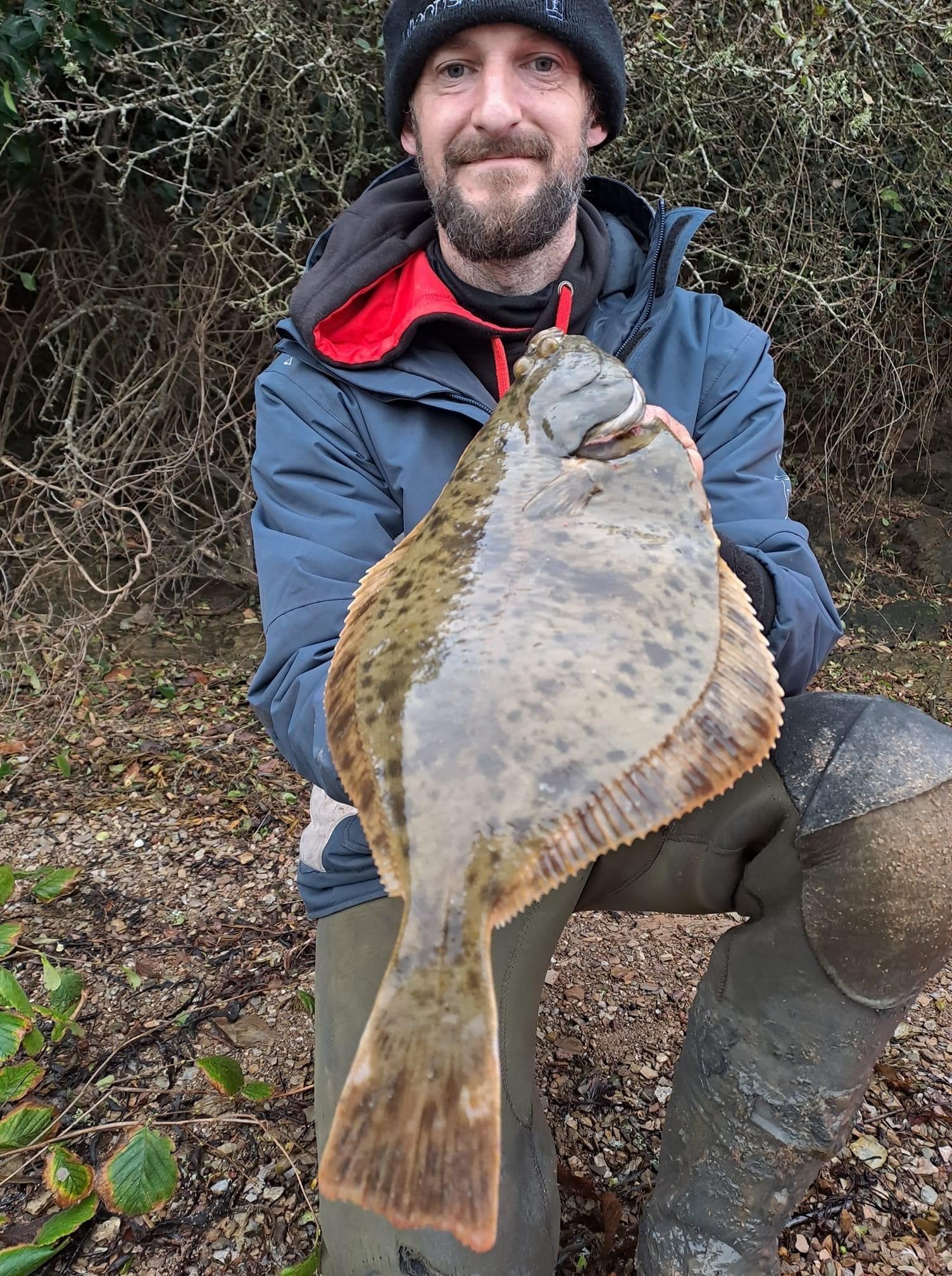 Daniel Patrick with a Flounder