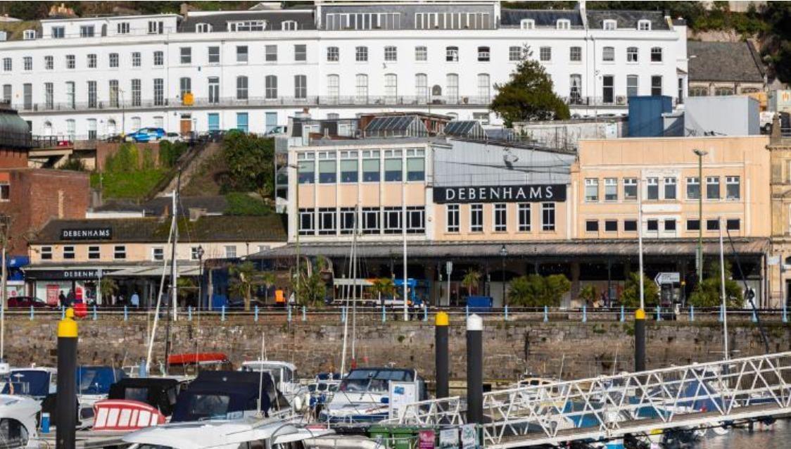 Debenhams In The Strand, Torquay. Credit: Torbay Council