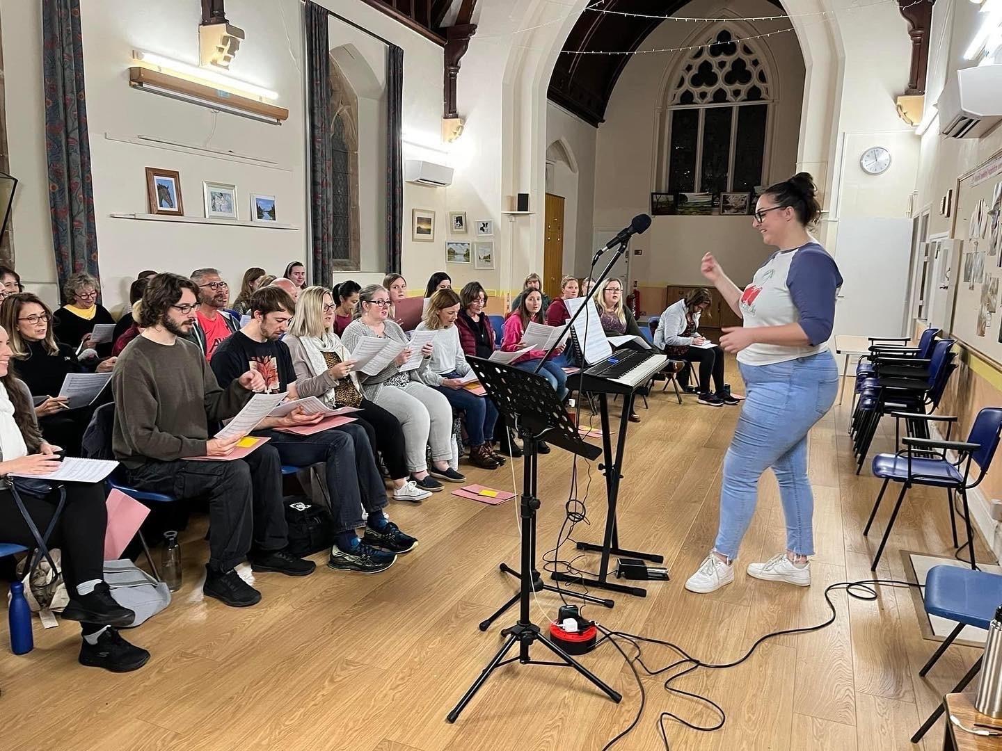 The musical theatre choir